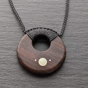 Wooden Round Pendant