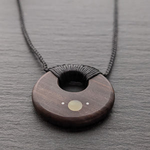 Wooden Round Pendant