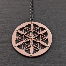 Copper Flower of Life Pendant