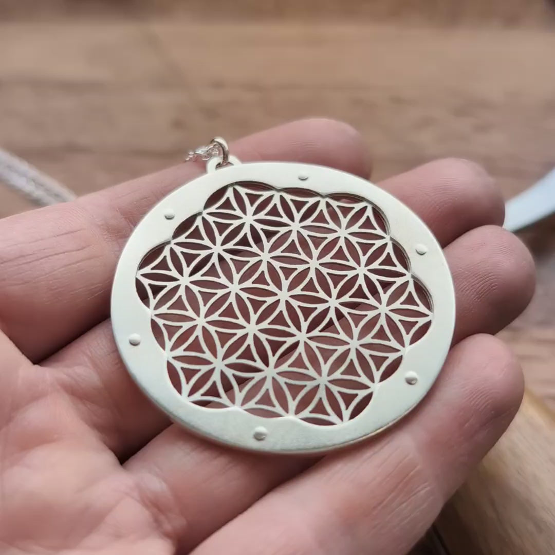 Triple layer Flower of Life Pendant