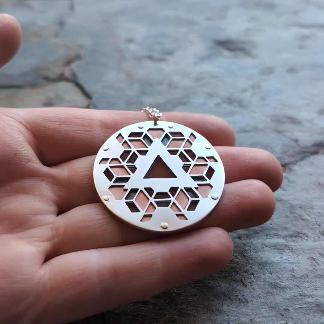 IfNotForGravity Geometric Collaboration Pendant