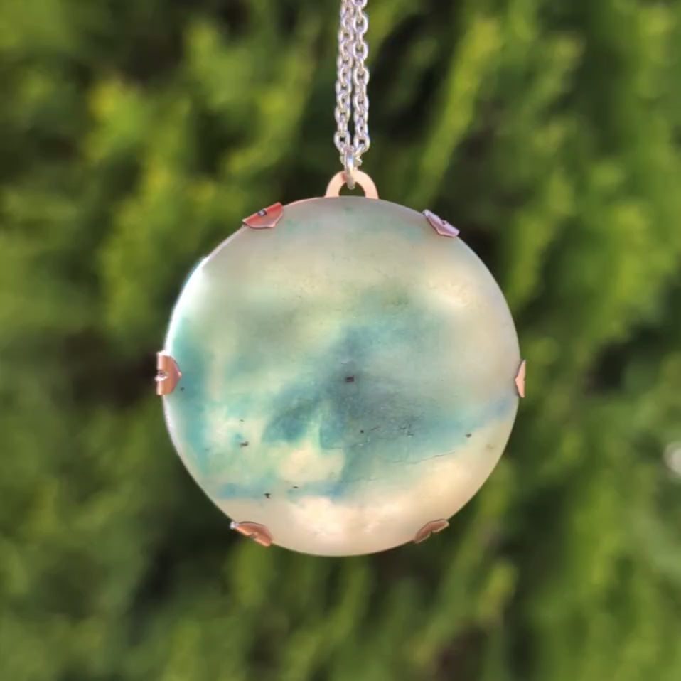 Aotea Malachite Star Seed Pendant