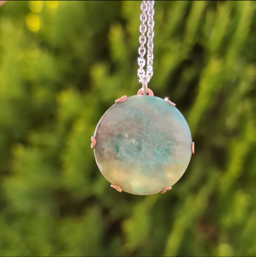 Aotea Moldavite Star Seed Pendant
