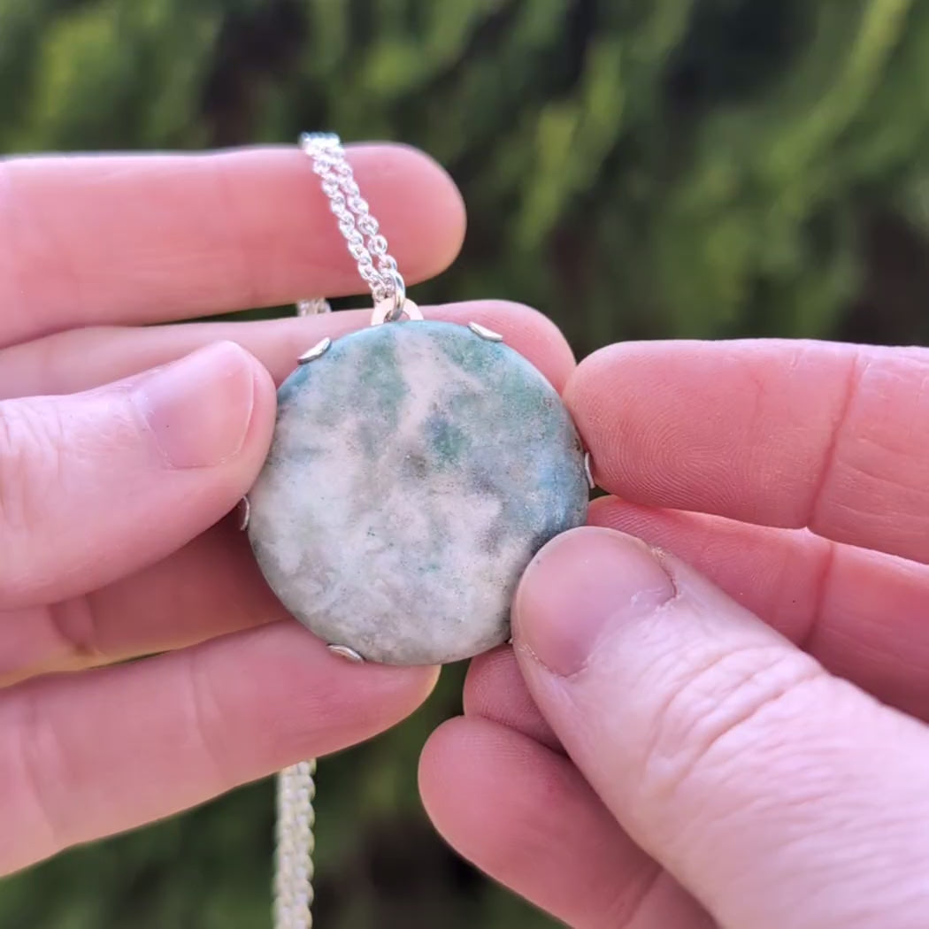 Aotea Opal Sri Yantra Pendant