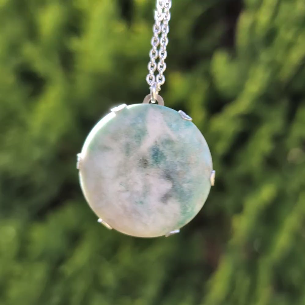 Aotea Opal Sri Yantra Pendant