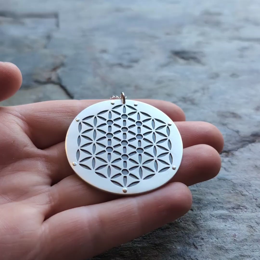 Kabbalah Flower of Life Pendant
