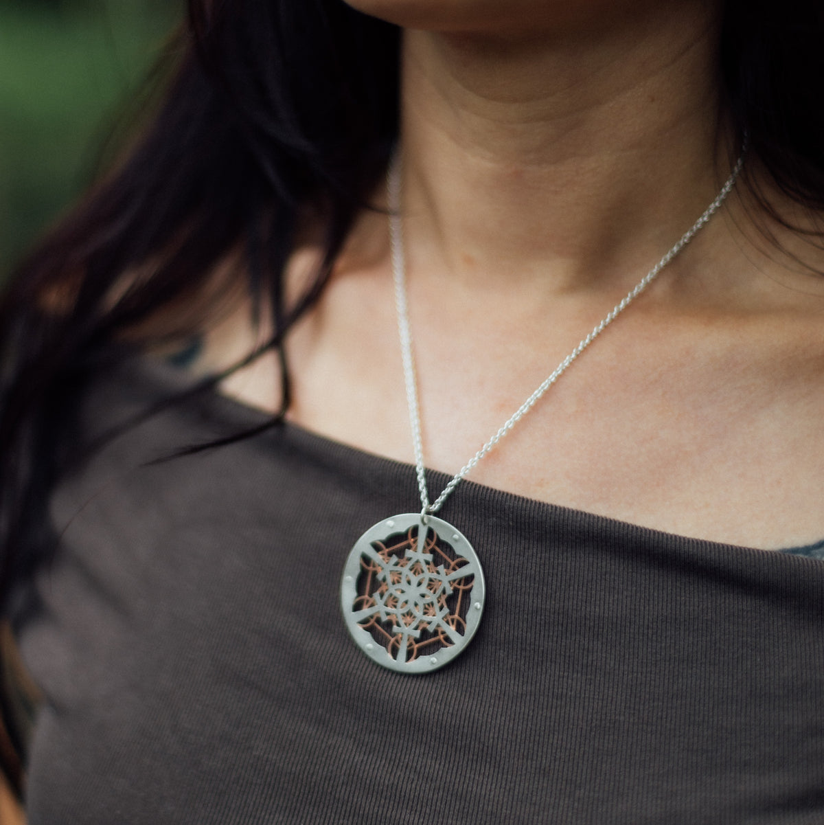Ankh Lotus Metatron's Cube Pendant – Jean Burgers Jewellery