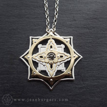 Pre-order salt&pepper Diamond Geometric Pendants