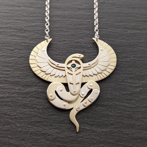Handcut Wadjet Amulet