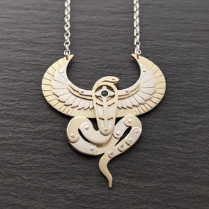 Handcut Wadjet Amulet