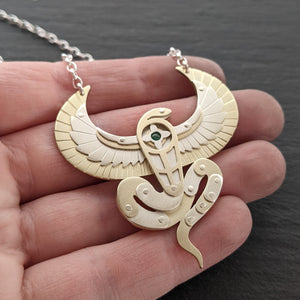 Handcut Wadjet Amulet