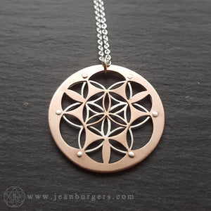 Double Layer Flower of Life Pendant