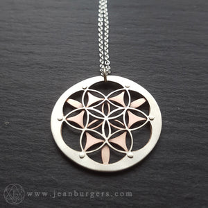 Double Layer Flower of Life Pendant
