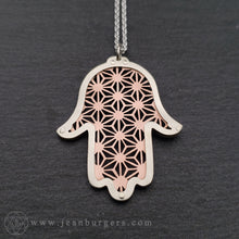 Hamsa Protection Pendant - Asanoha