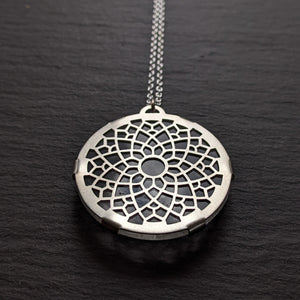Quartz Mandala Pendant 1
