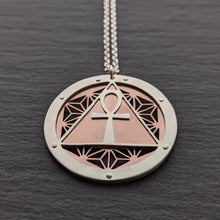 Asanoha Ankh Pendant