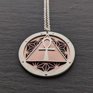 Asanoha Ankh Pendant