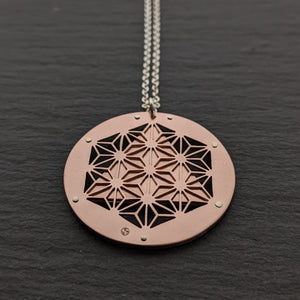 Asanoha Ankh Pendant