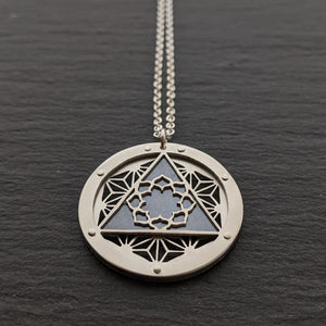 Asanoha Lotus Pendant