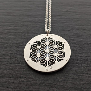 Asanoha Lotus Pendant
