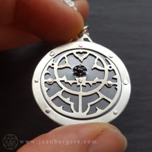 Planespheric Astrolabe Pendant - sapphire
