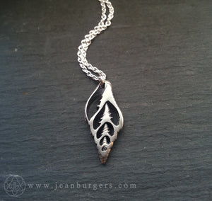 Silver Shell Pendant 1 - small