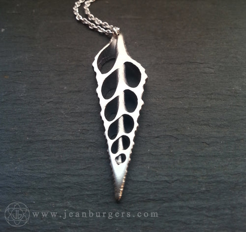 Silver Shell Pendant 2 - large